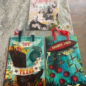 Trader Joe's Reusable Shopping Bags Set